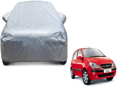 MOCKHE Car Cover For Hyundai Getz (With Mirror Pockets)(Silver)