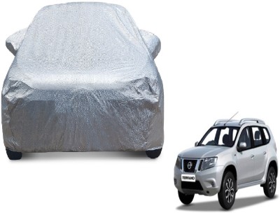 MOCKHE Car Cover For Nissan Terrano (With Mirror Pockets)(Silver)