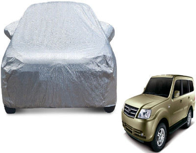 MOCKHE Car Cover For Tata Sumo Grande (With Mirror Pockets)(Silver)