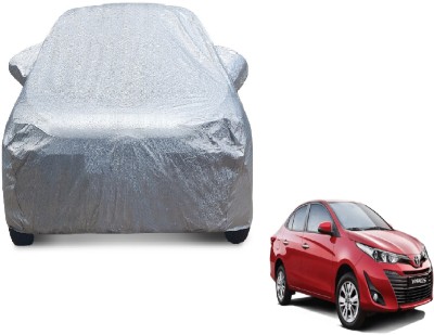 AUTYLE Car Cover For Toyota Yaris (With Mirror Pockets)(Silver)