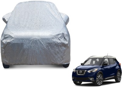 MOCKHE Car Cover For Nissan Kicks (With Mirror Pockets)(Silver)