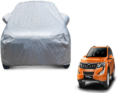 MOCKHE Car Cover For Mahindra XUV 500 (With Mirror Pockets)(Silver)