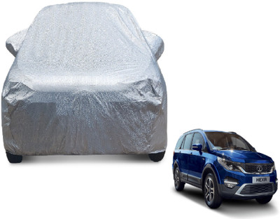 MOCKHE Car Cover For Tata Hexa (With Mirror Pockets)(Silver)
