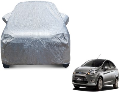 MOCKHE Car Cover For Ford Fiesta (With Mirror Pockets)(Silver)