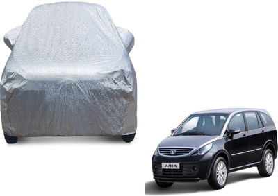MOCKHE Car Cover For Tata Aria (With Mirror Pockets)(Silver)
