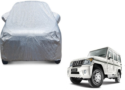 MOCKHE Car Cover For Mahindra Bolero (With Mirror Pockets)(Silver)