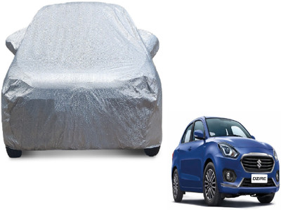 MOCKHE Car Cover For Maruti Suzuki Swift Dzire (With Mirror Pockets)(Silver)