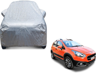 MOCKHE Car Cover For Fiat Avventura (With Mirror Pockets)(Silver)
