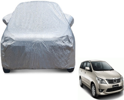 MOCKHE Car Cover For Toyota Innova (With Mirror Pockets)(Silver)