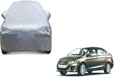 MOCKHE Car Cover For Maruti Suzuki Ciaz (With Mirror Pockets)(Silver)