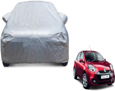 MOCKHE Car Cover For Renault Pulse (With Mirror Pockets)(Silver)