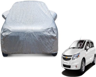 MOCKHE Car Cover For Renault Triber (With Mirror Pockets)(Silver)