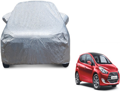 MOCKHE Car Cover For Hyundai Santro (With Mirror Pockets)(Silver)