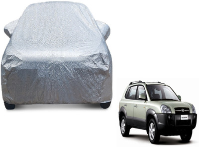 MOCKHE Car Cover For Hyundai Tucson (With Mirror Pockets)(Silver)