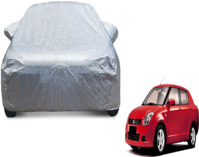 MOCKHE Car Cover For Maruti Suzuki Swift Dzire (With Mirror Pockets)(Silver)