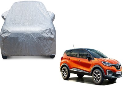 MOCKHE Car Cover For Renault Captur (With Mirror Pockets)(Silver)