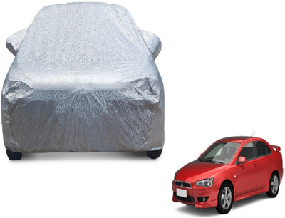MOCKHE Car Cover For Mitsubishi Lancer (With Mirror Pockets)(Silver)