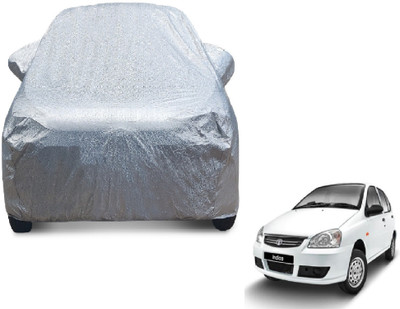 MOCKHE Car Cover For Tata Indica (With Mirror Pockets)(Silver)