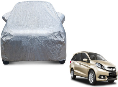 MOCKHE Car Cover For Honda Mobilio (With Mirror Pockets)(Silver)
