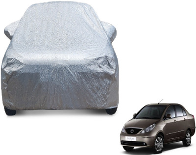 MOCKHE Car Cover For Tata Indigo CS (With Mirror Pockets)(Silver)