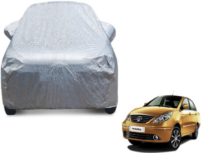 MOCKHE Car Cover For Tata Manza (With Mirror Pockets)(Silver)