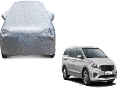 MOCKHE Car Cover For Kia Carnival (With Mirror Pockets)(Silver)