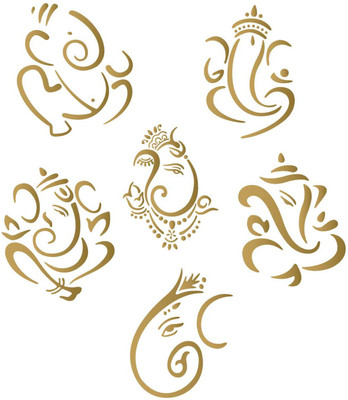 WALLDESIGN Sticker & Decal for Car(Gold)
