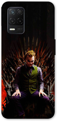 NDCOM Back Cover for Realme Narzo 30 5G Joker On Throne Printed(Multicolor, Hard Case, Pack of: 1)