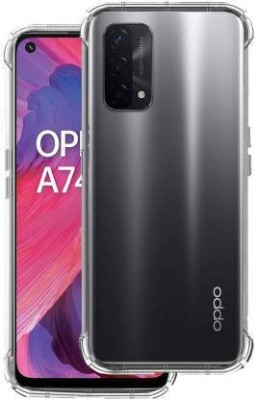 GDBUY Back Cover for Oppo A74, Oppo A74 5G(Transparent, Shock Proof, Silicon, Pack of: 1)