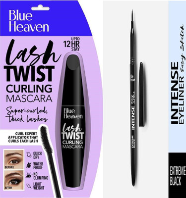 BLUE HEAVEN LASH TWIST MASCARA AND INTENSE EYE LINER EASY SKETCH(2 Items in the set)