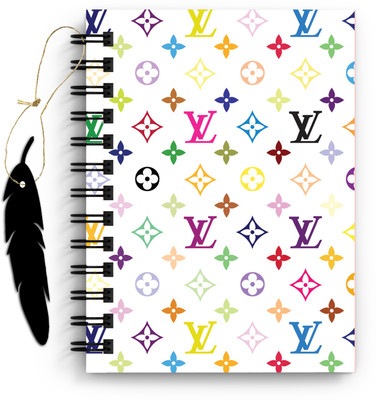 DI-KRAFT Multicolor Deisgn Printed Diary with Bookmark for Home and office use (6*8Inch) A5 Diary Unruled 160 Pages(Multicolor)