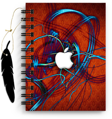 DI-KRAFT Printed Diary with Bookmark for Home and office use (6*8Inch) A5 Diary Unruled 160 Pages(Multicolor)