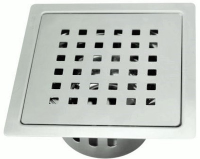 Viking Floor Stainless Steel Push Down Strainer(12.5 cm Set of 1)
