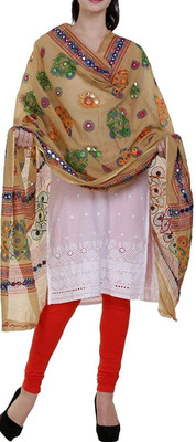 SSTCMALL Pure Cotton Embroidered Women Dupatta