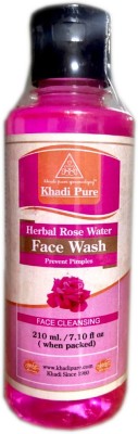 Khadi Pure Gramodyog Rose Water - 210ml Face Wash(210 ml)