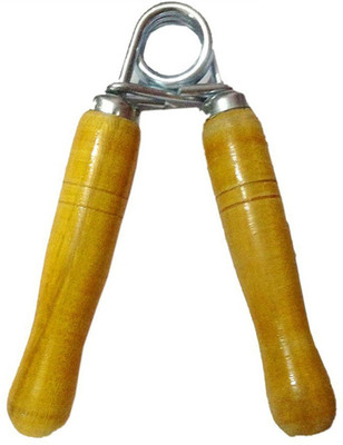 lookat Wooden Hand Grip Strengthener Hand Grip/Fitness Grip (Brown) Pack Of 1 Hand Grip/Fitness Grip