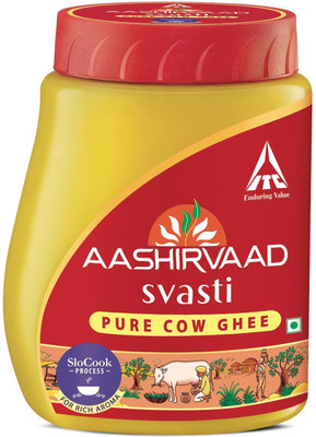 AASHIRVAAD Svasti Pure Cow Ghee Ghee 1 L Plastic Bottle