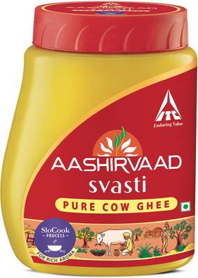 AASHIRVAAD Svasti Pure Cow Ghee 500 ml Plastic Bottle