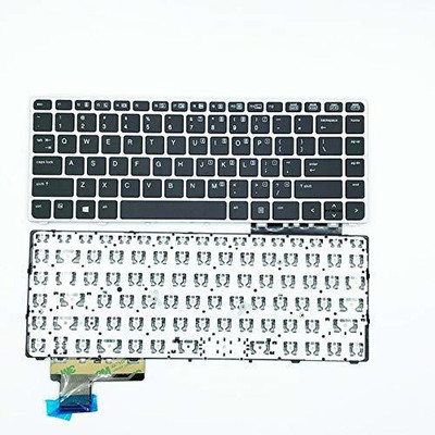 TechSonic For HP EliteBook Folio 9470M 9470 9480 9480M 702843-001 US Without Backlit Internal Laptop-size Laptop Keyboard Compatible with Desktop, Laptop, Mac(Black)