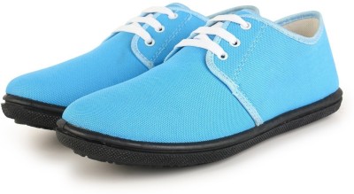 Kzaara Boys Lace Sneakers(Light Blue, adult)