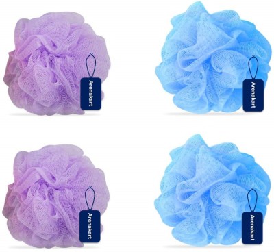 arenakart Loofah(Pack of 4, Blue, Purple)