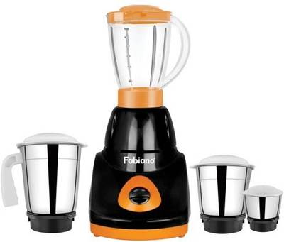 Fabiano FAB-MG-SMART 750 Mixer Grinder (4 Jars, Black & Orange)