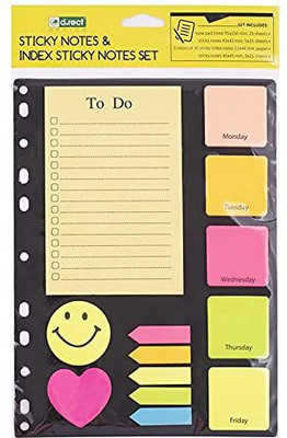 ARYANS ENTERPRISE magic 450 Sheets 450 Post-It, 9 Colors(Set Of 1, Multicolor)