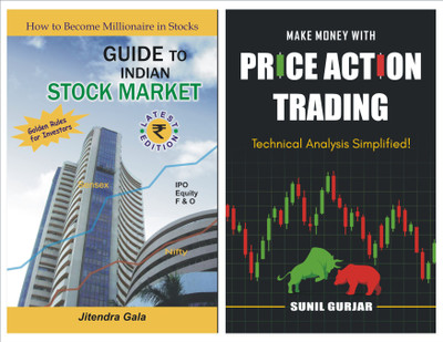 Combo - Guide To Indian Stock Market + Price Action Trading - Technical Analysis Simplified(Paperback, Jitendra Gala, Sunil Gurjar (Chartmojo)) Combo - Guide To Indian Stock Market + Price Action Trading - Technical Analysis Simplified(Paperback, Jitendra Gala, Sunil Gurjar (Chartmojo))