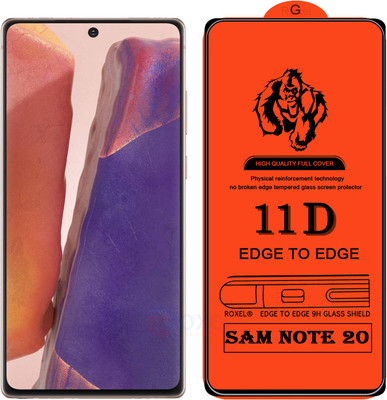 Roxel Edge To Edge Tempered Glass for Samsung Note 20(Pack of 1)