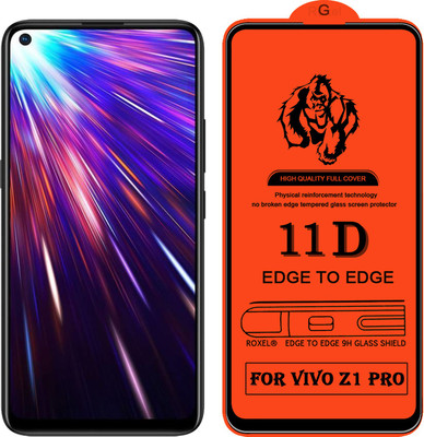 Roxel Edge To Edge Tempered Glass for Vivo Z1 Pro(Pack of 1)