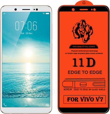 Roxel Edge To Edge Tempered Glass for VIVO V7(Pack of 1)