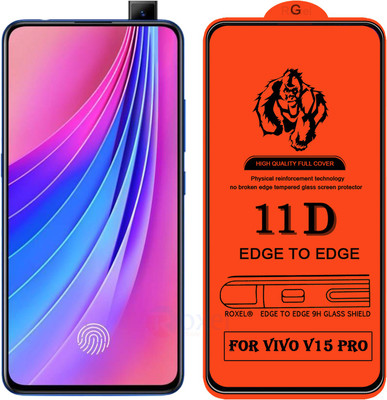 Roxel Edge To Edge Tempered Glass for Vivo V15 Pro(Pack of 1)