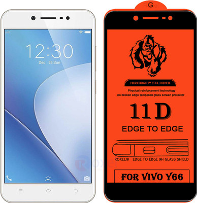 Roxel Edge To Edge Tempered Glass for VIVO Y66(Pack of 1)
