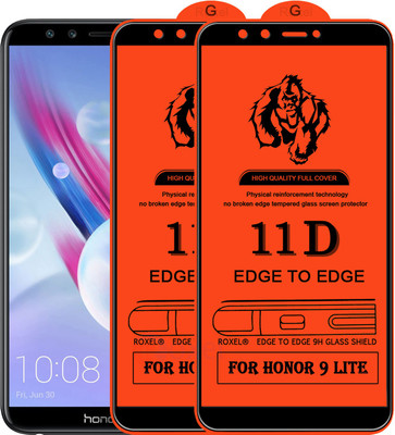 Roxel Edge To Edge Tempered Glass for Honor 9 Lite(Pack of 2)